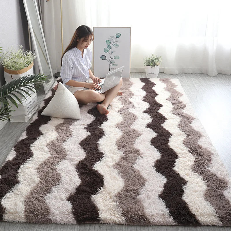 VelvetTouch ColorFusion Rugs – Cool Tones & Cozy Textures