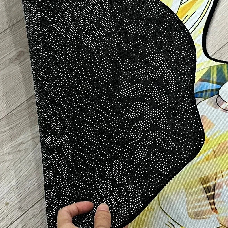 Sleepy Monster Tufted Rug – Cute Blue Character Floor Mat for Bedroom or Gaming Setup.