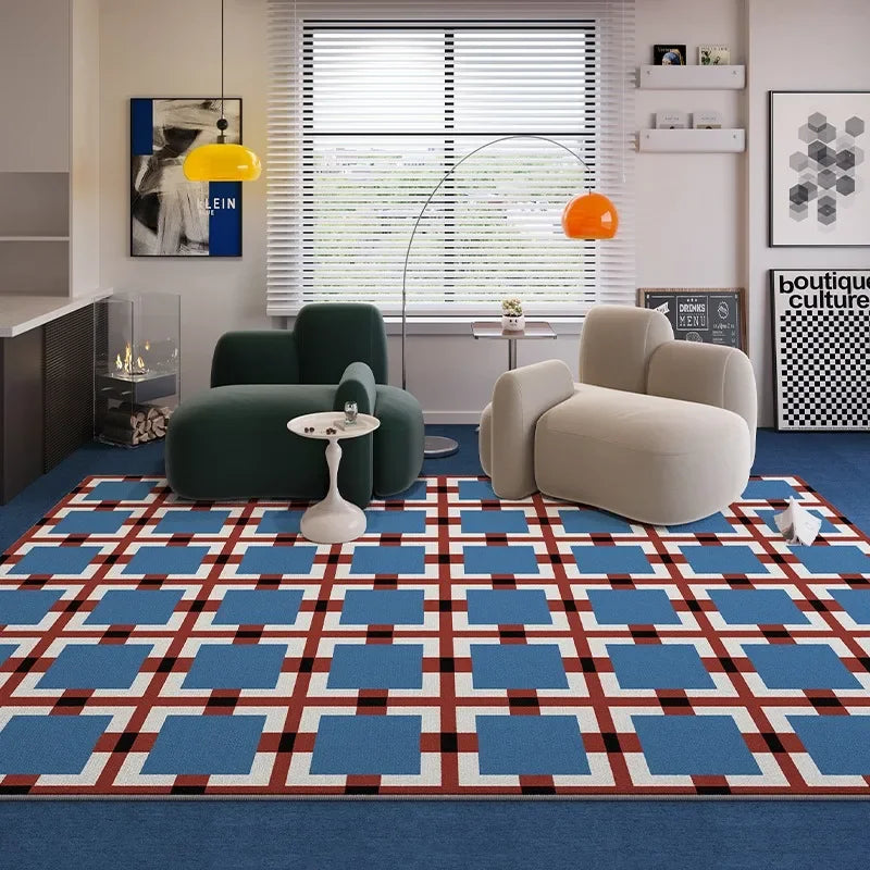 Chromatique Reverie – Large Retro Art Rug by Aurelia Voss | Solaria Spectrum Collection