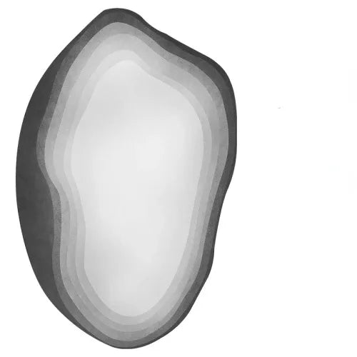 Aurora Oval Plush Art Rug — Lumière Collection by Atelier Maeve