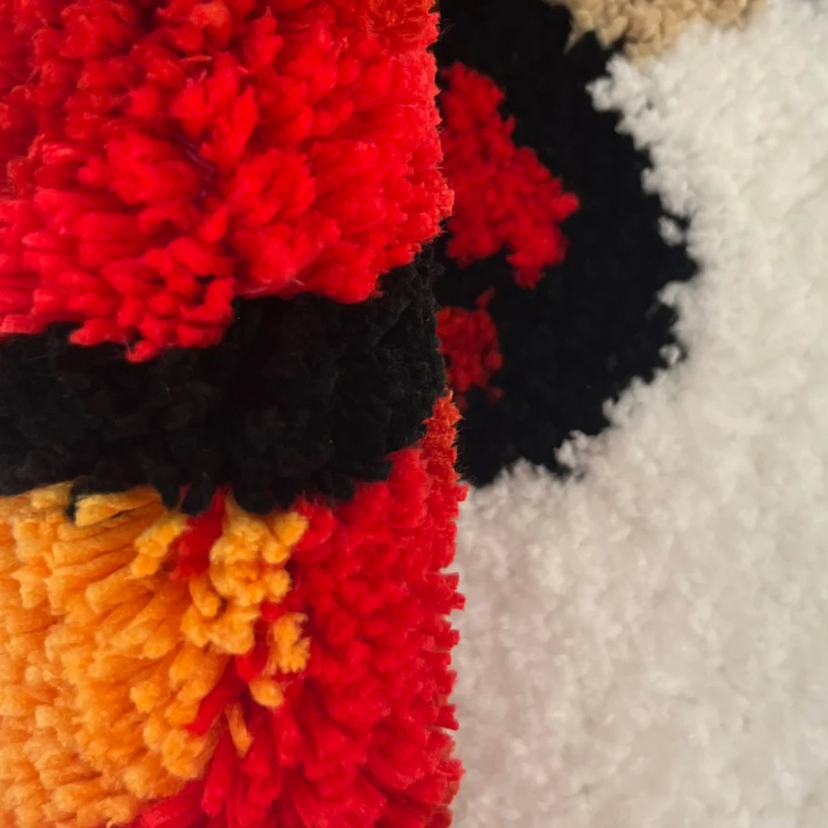 Cup Hand Tufted Rug – Trendy Pop Art Style Floor Decor