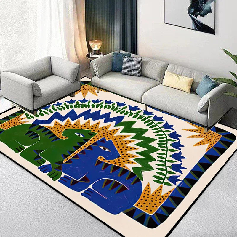 Tufted Haven Rug – Modern Plush Living Room Accent