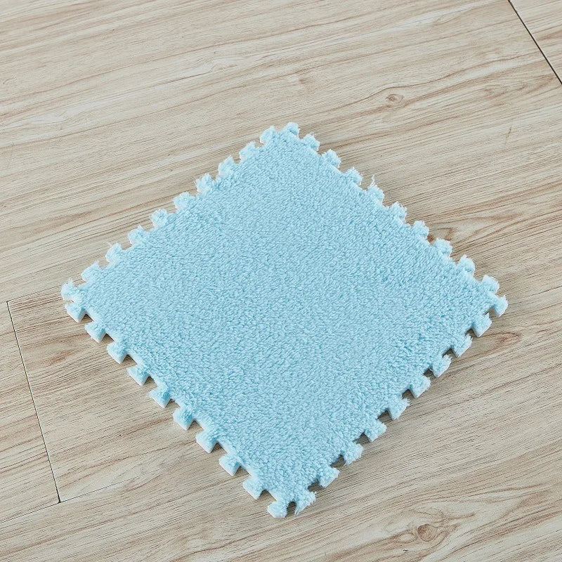 CloudSquare Modular Plush Tiles – Interlocking Softscape Set (10-Piece)