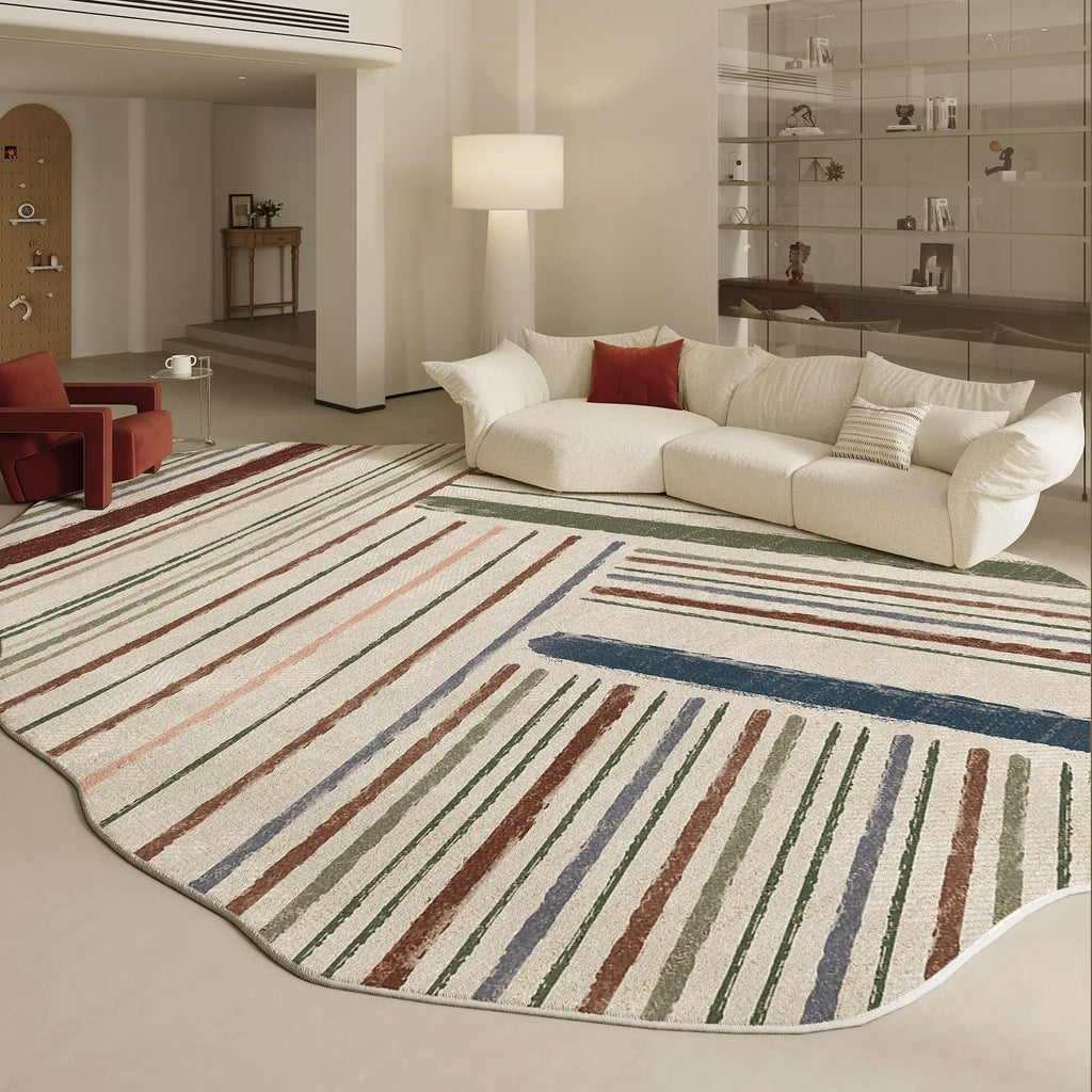 “Contour Flow Collection" – Modern Irregular Abstract Rug Series by Liora Vale
