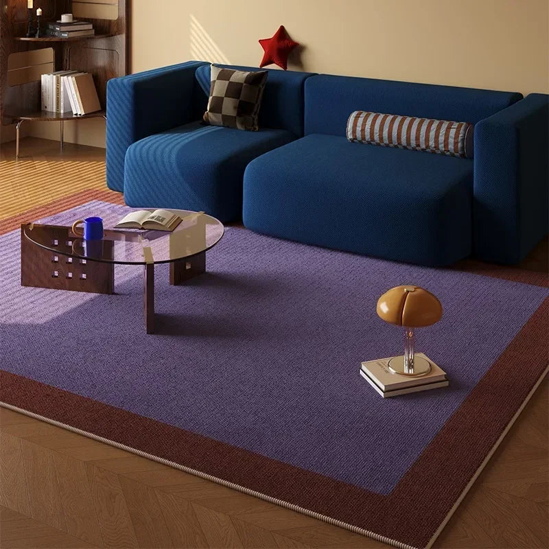 Vintage Patchwork Tufted Rug | Modern Soft Area Carpet for Living Room & Bedroom