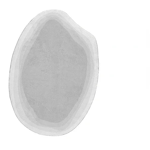 Aurora Oval Plush Art Rug — Lumière Collection by Atelier Maeve