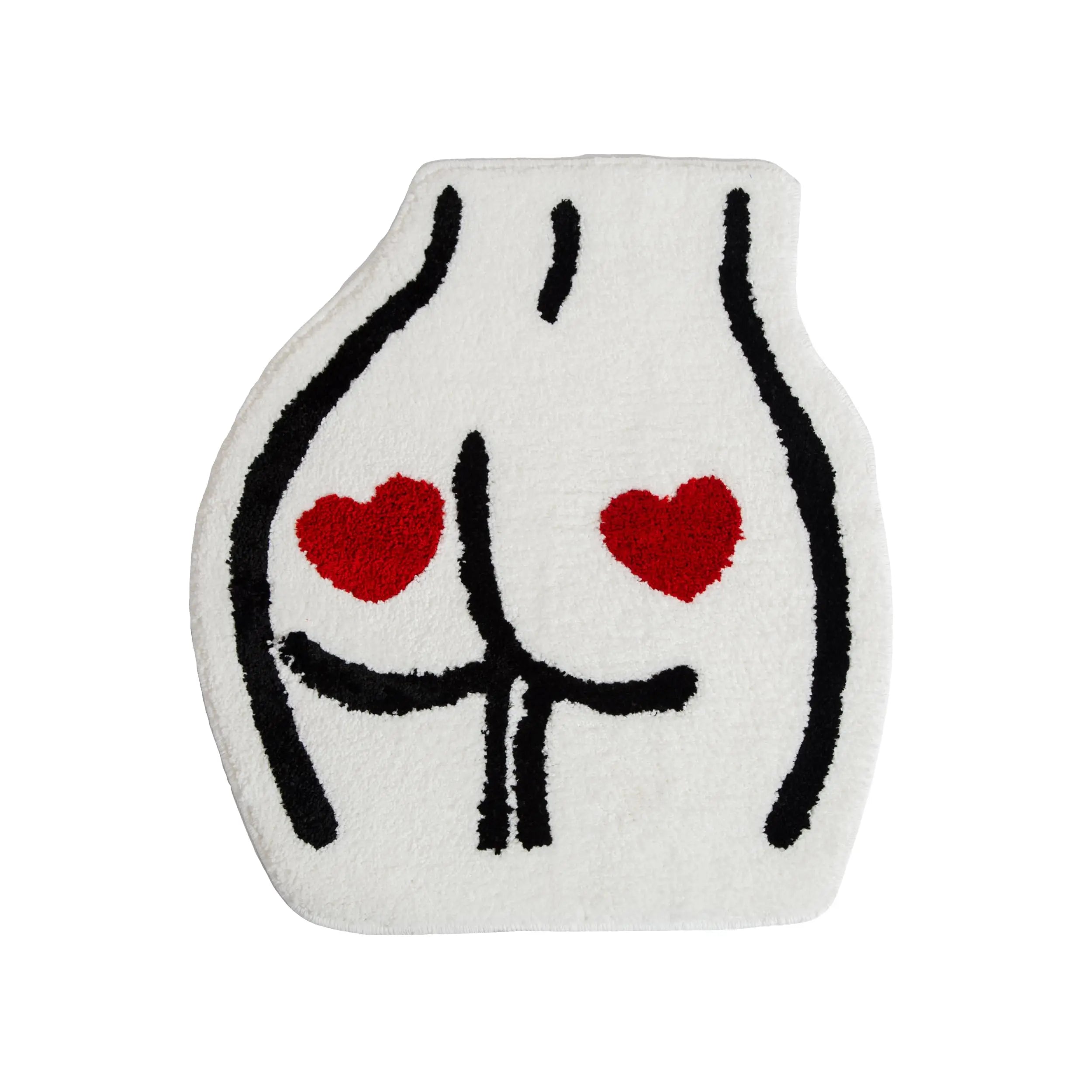Playfully bold yet simple, this heart-themed rug adds warmth and attitude to any bedroom. A must-have for aesthetic lovers who enjoy cozy, expressive decor.