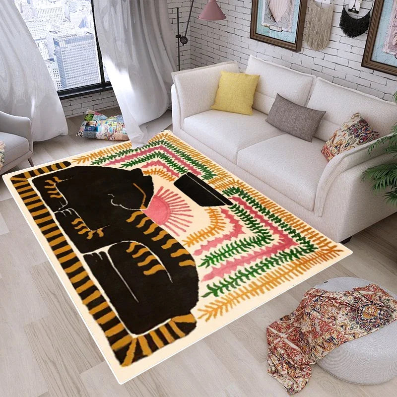 Tufted Haven Rug – Modern Plush Living Room Accent