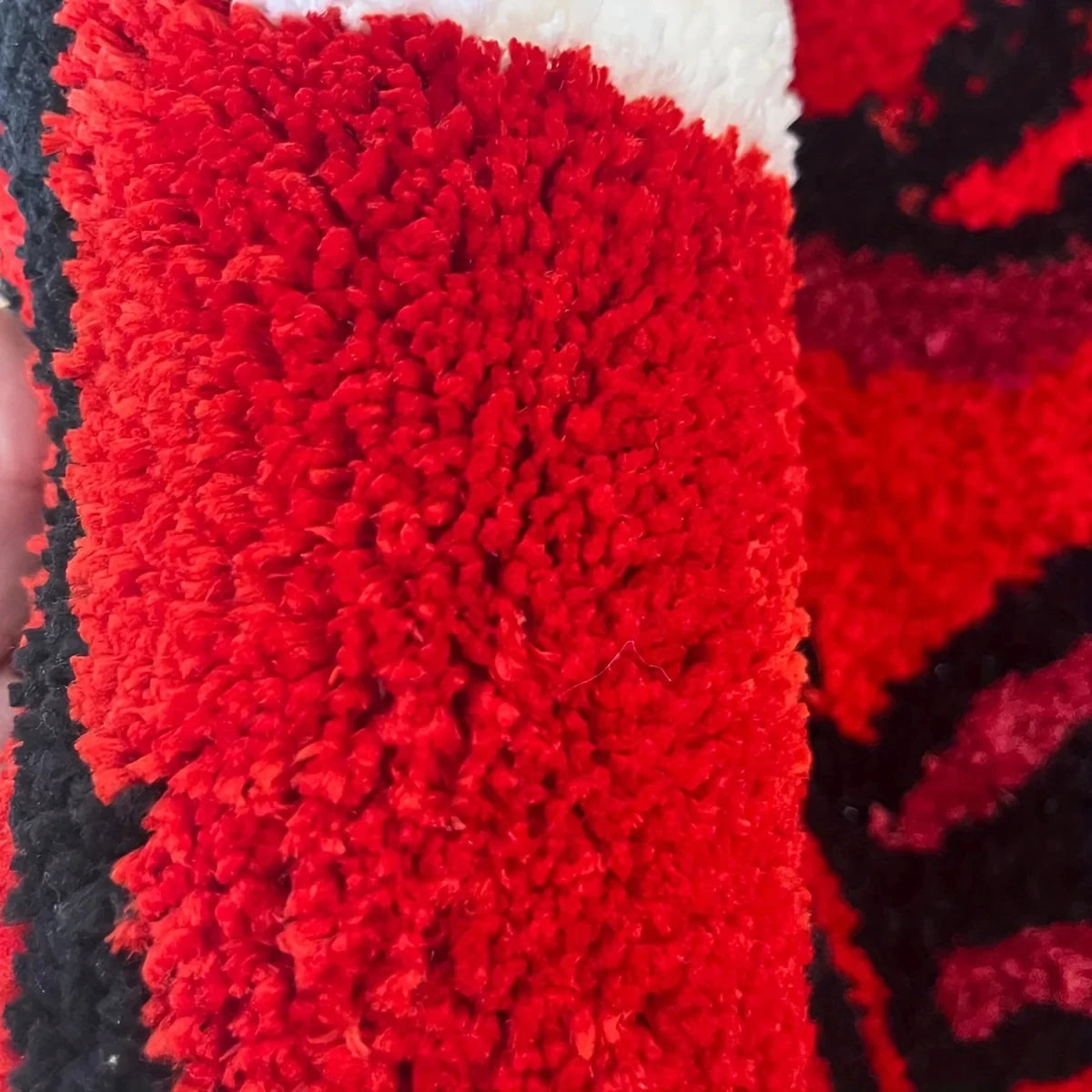 Boxing Glove Tufted Rug – Red Sports Floor Mat for Bedroom or Gym