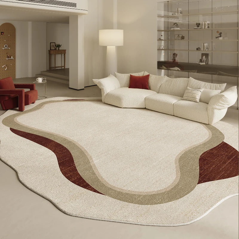 “Contour Flow Collection" – Modern Irregular Abstract Rug Series by Liora Vale