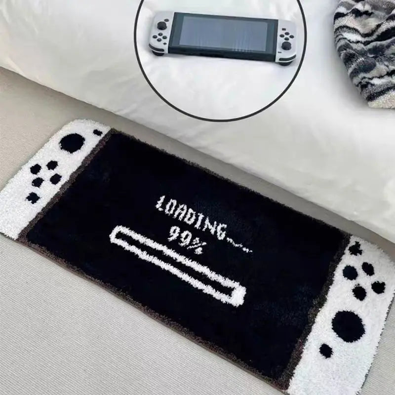 Switch Inspired Tufted Rug – Gamer Decor Non-Slip Carpet