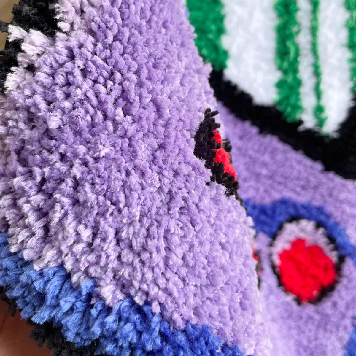 Game Boy Inspired Tufted Rug – Retro Handheld Console Floor Mat for Bedroom or Studio