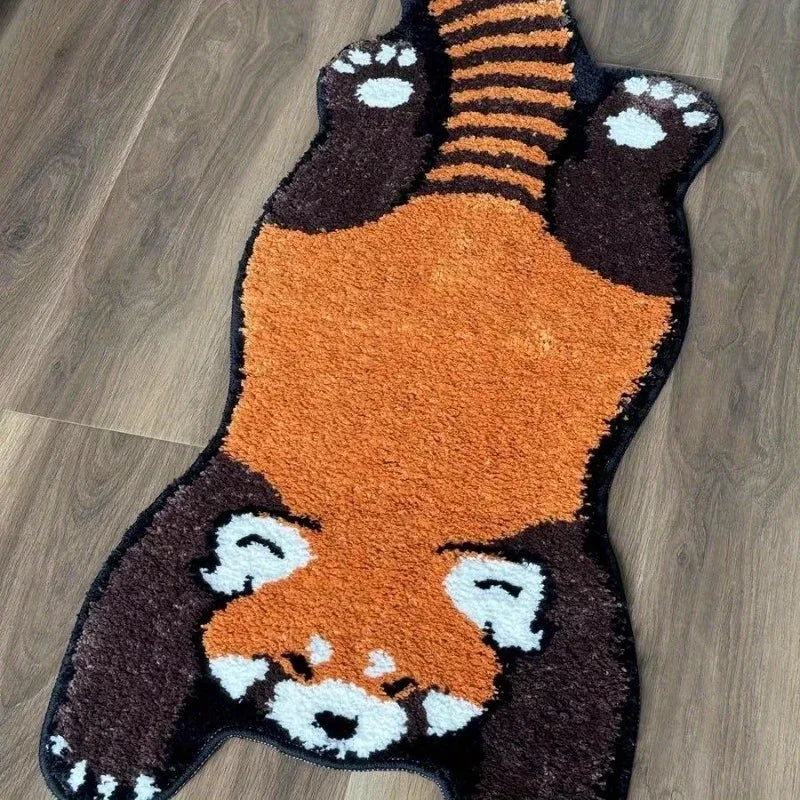 This adorable red panda rug brings soft texture and friendly charm to your floor. Ideal for bedrooms, playrooms, or any cozy corner needing a cute touch.
