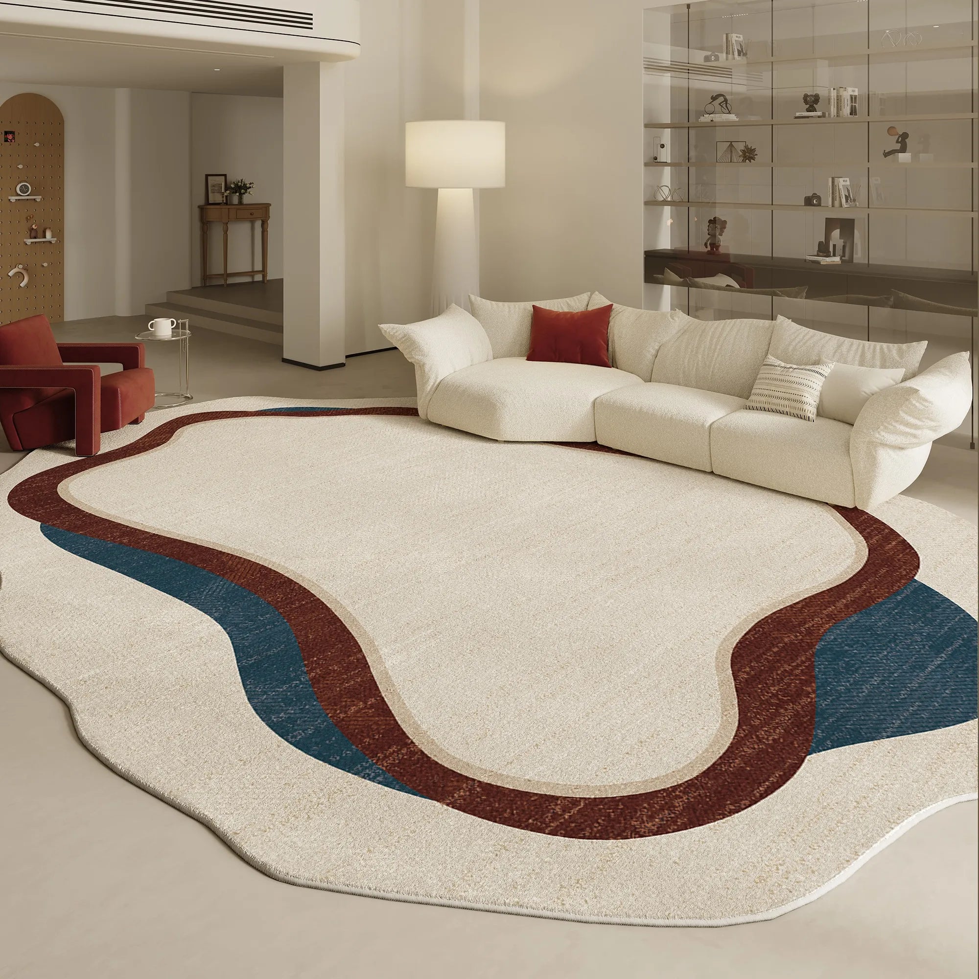 “Contour Flow Collection" – Modern Irregular Abstract Rug Series by Liora Vale