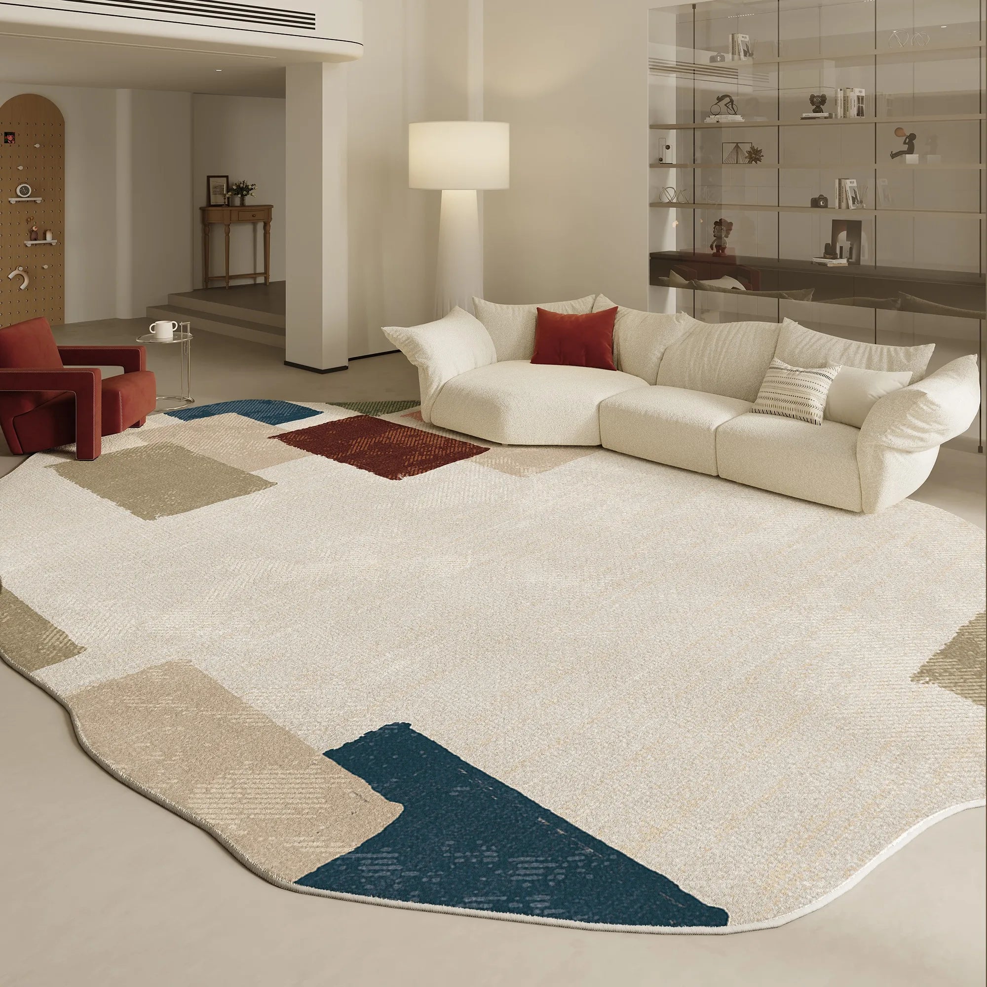 “Contour Flow Collection" – Modern Irregular Abstract Rug Series by Liora Vale