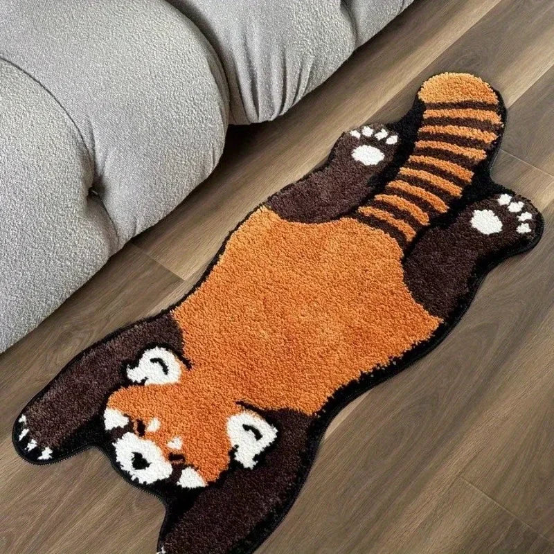 This adorable red panda rug brings soft texture and friendly charm to your floor. Ideal for bedrooms, playrooms, or any cozy corner needing a cute touch.