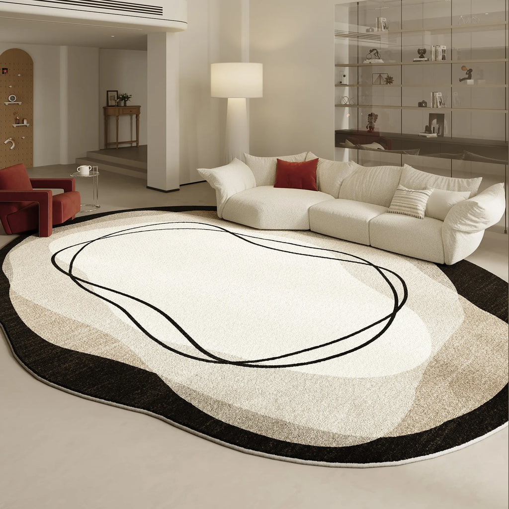 “Contour Flow Collection" – Modern Irregular Abstract Rug Series by Liora Vale