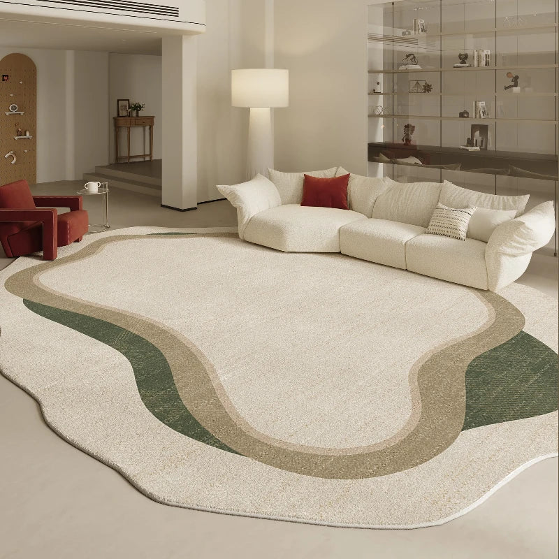 “Contour Flow Collection" – Modern Irregular Abstract Rug Series by Liora Vale