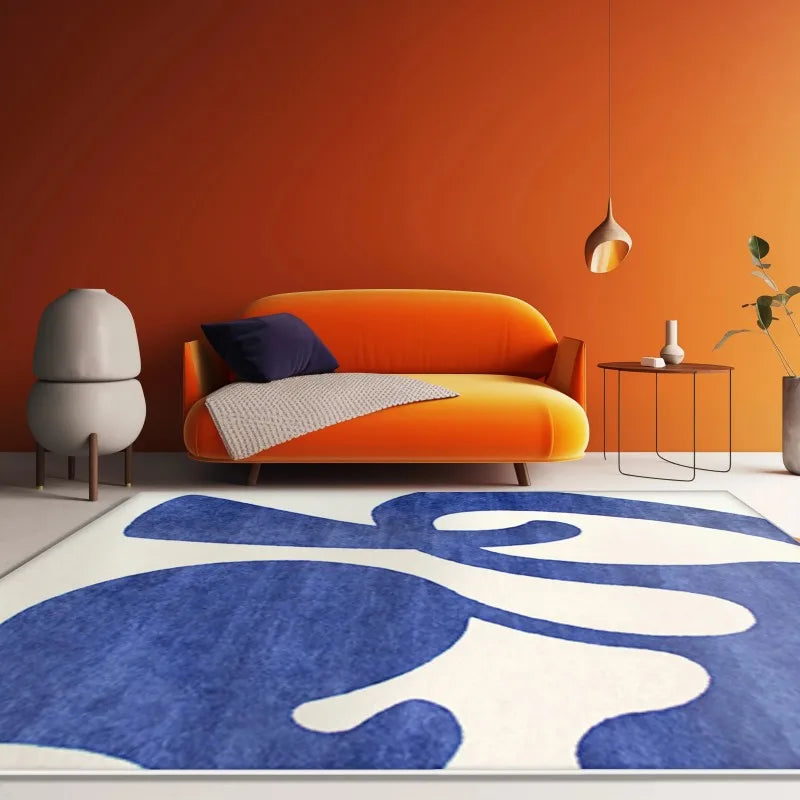 Veilform Abstract Rug by Liora Hale – Modern Non-Slip Floor Mat for Living Room & Bedroom