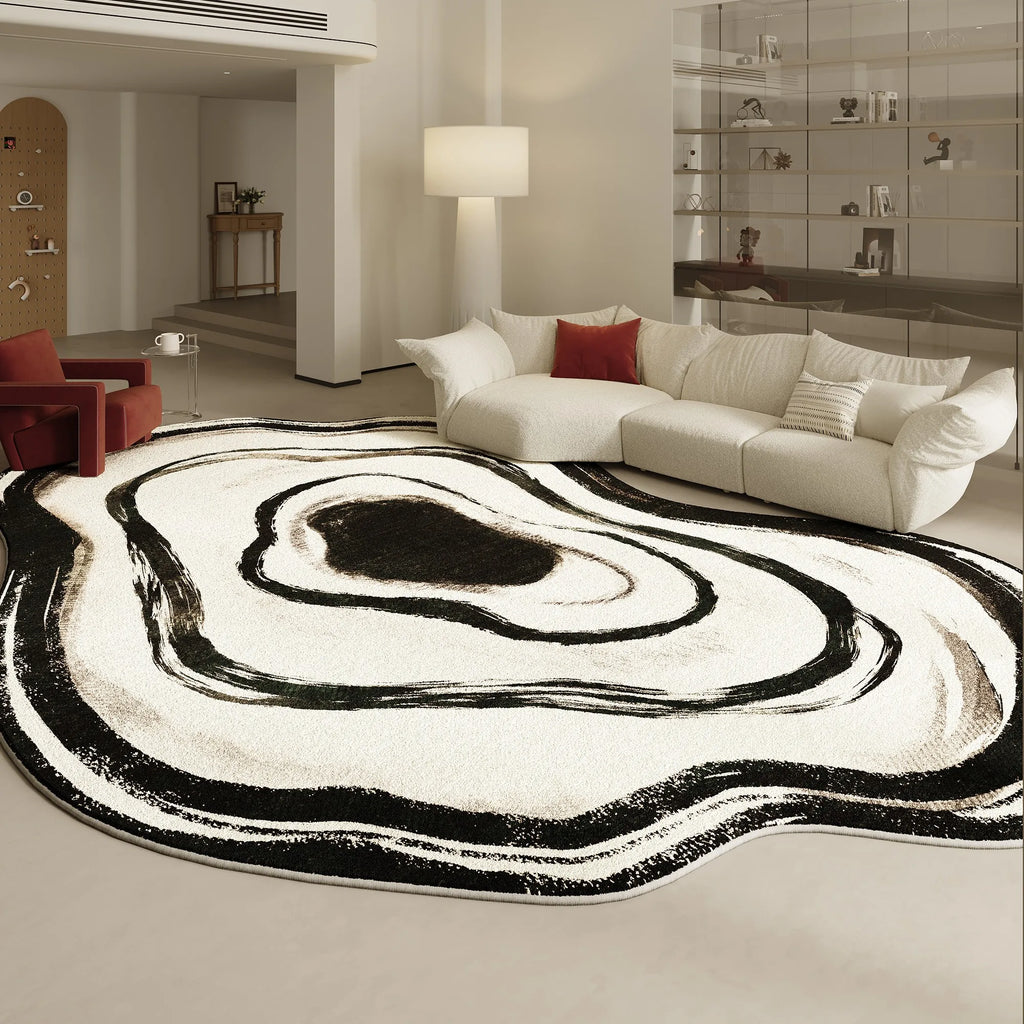 “Contour Flow Collection" – Modern Irregular Abstract Rug Series by Liora Vale
