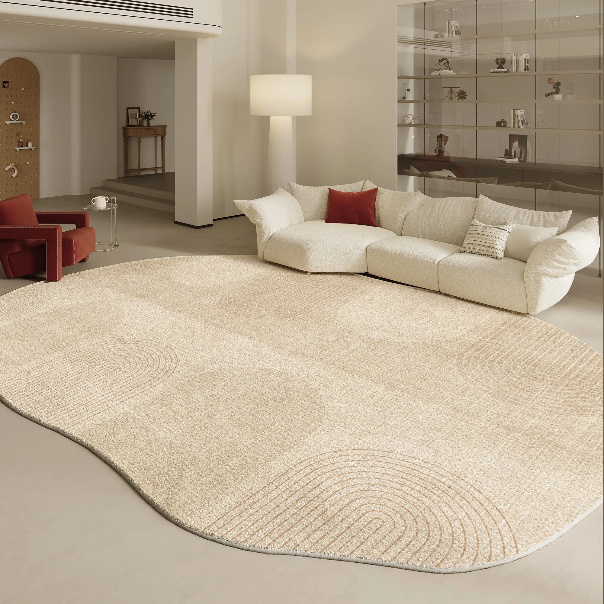 “Contour Flow Collection" – Modern Irregular Abstract Rug Series by Liora Vale