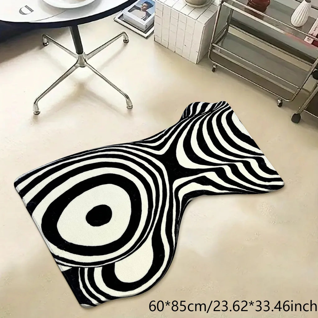 Minimalist Body Shape Rug – Tufted Aesthetic Carpet