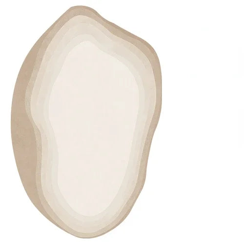 Aurora Oval Plush Art Rug — Lumière Collection by Atelier Maeve