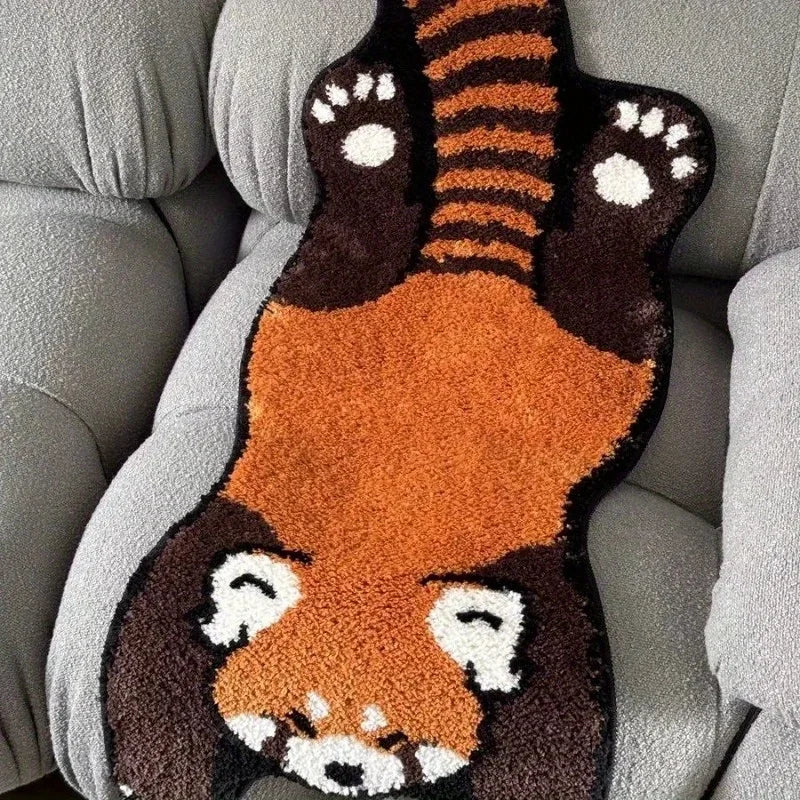 This adorable red panda rug brings soft texture and friendly charm to your floor. Ideal for bedrooms, playrooms, or any cozy corner needing a cute touch.