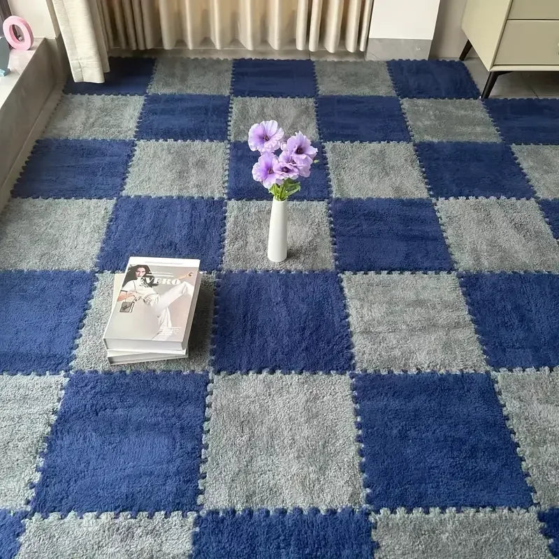 CloudSquare Modular Plush Tiles – Interlocking Softscape Set (10-Piece)