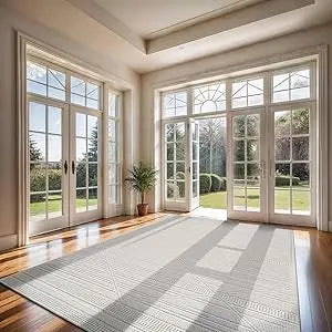 “Contour Drift No. 12” — Tufted Sculptural Swirl Rug from the Elian Varo Modernist Series