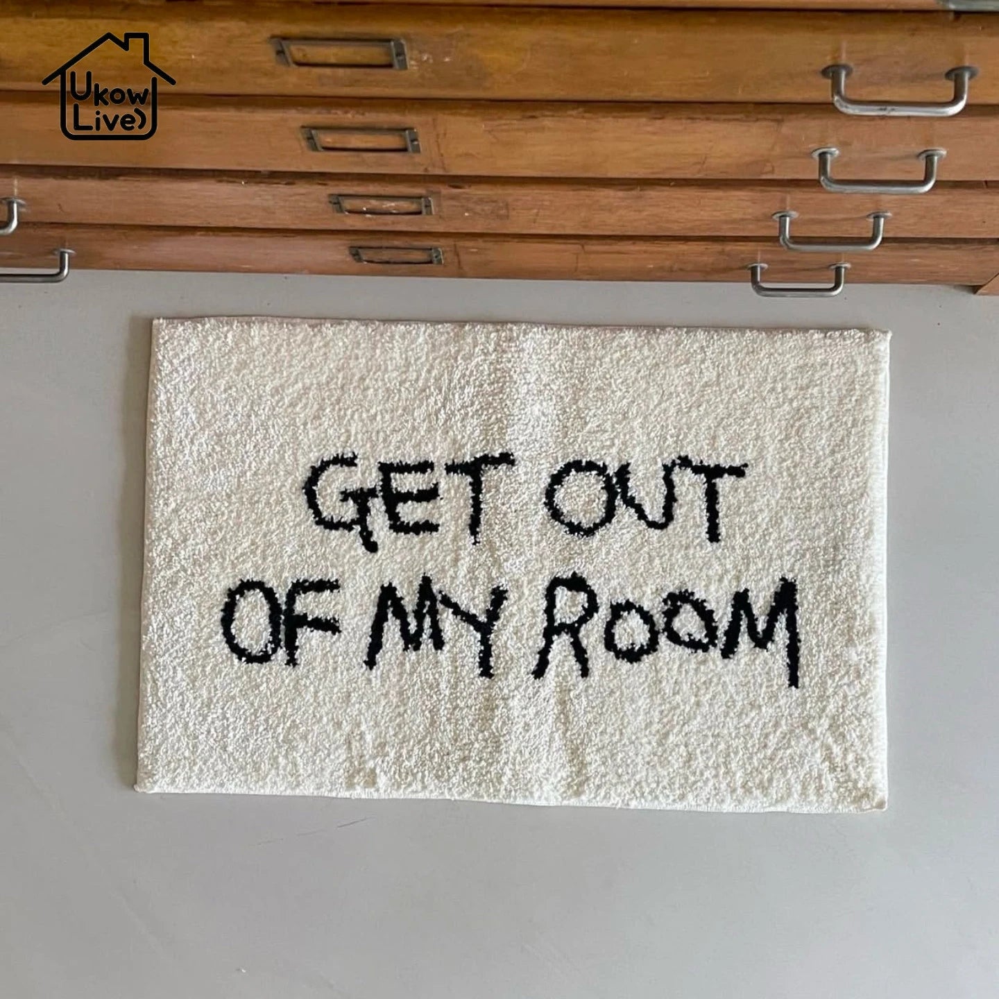 “My Charging Station" Tufted Rug – Funny Bedroom Floor Mat