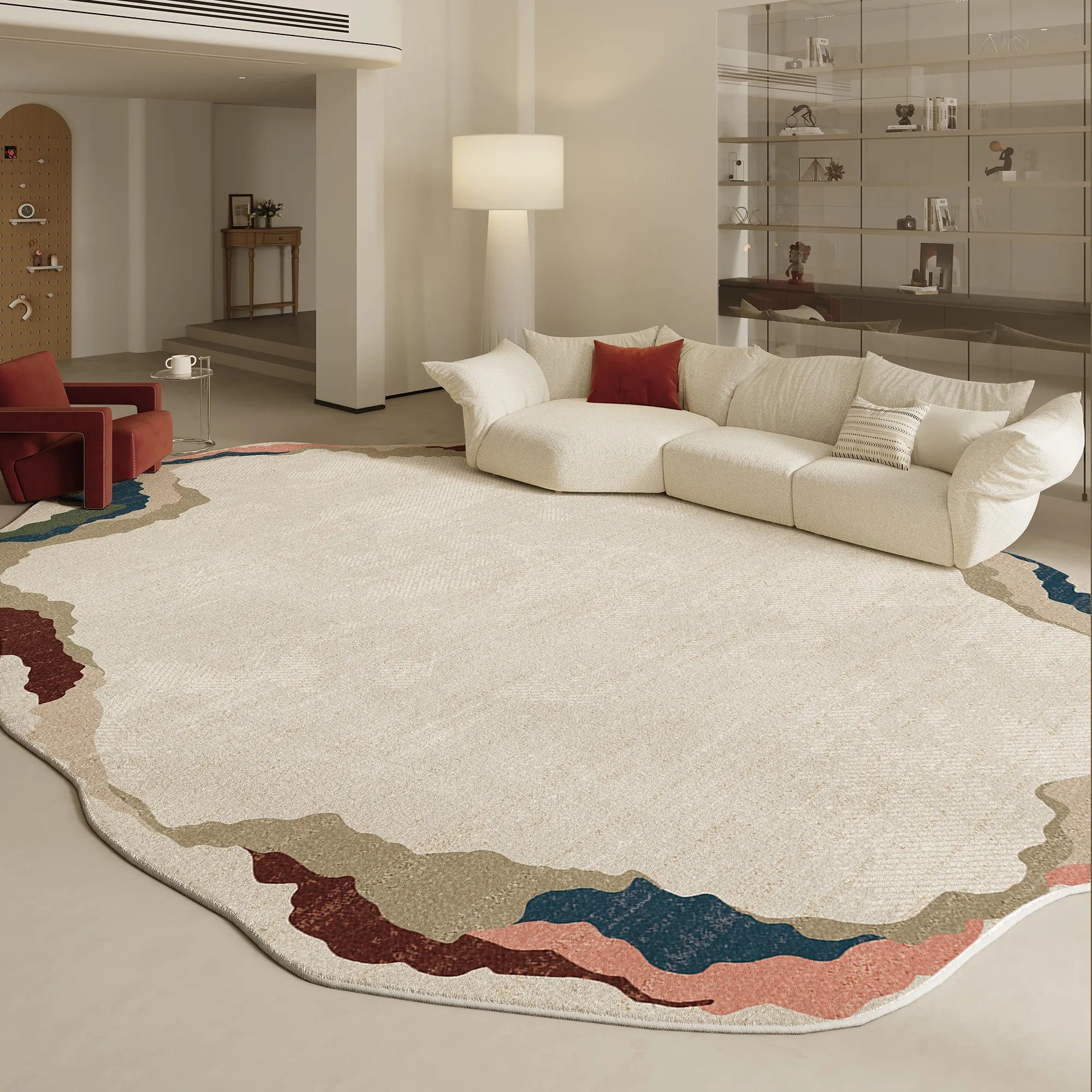 “Contour Flow Collection" – Modern Irregular Abstract Rug Series by Liora Vale