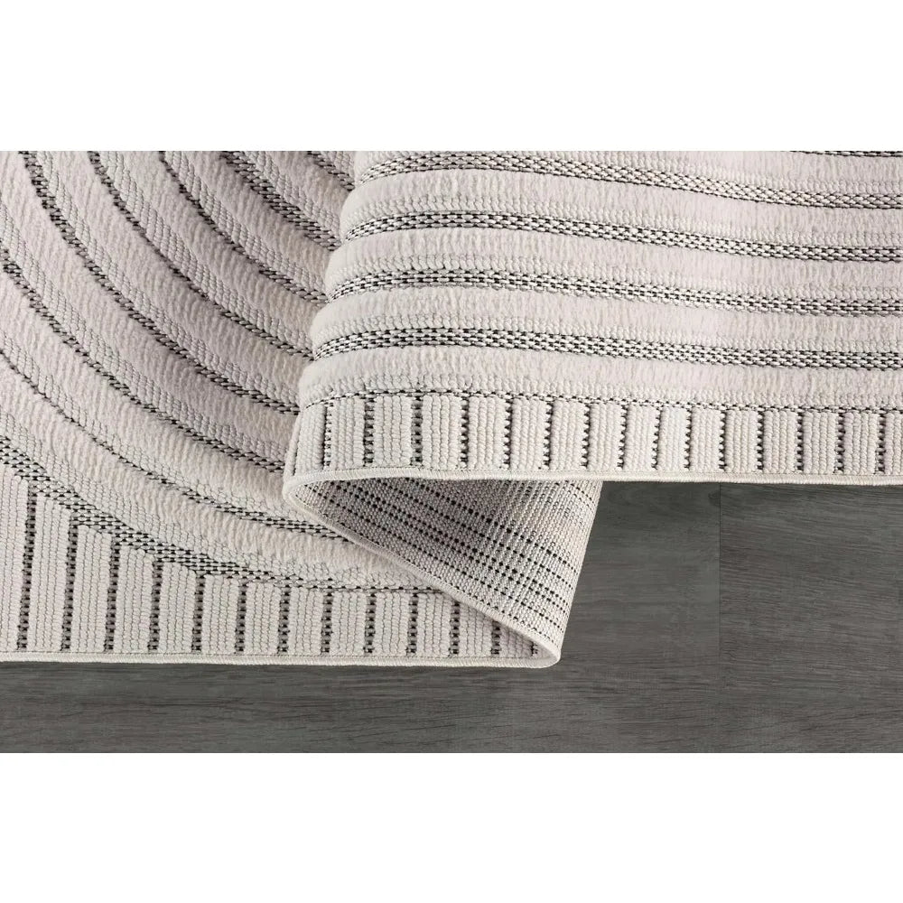 “Contour Drift No. 12” — Tufted Sculptural Swirl Rug from the Elian Varo Modernist Series