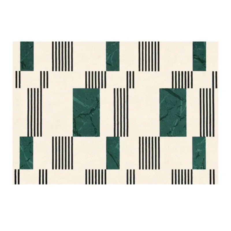 Veilform Abstract Rug by Liora Hale – Modern Non-Slip Floor Mat for Living Room & Bedroom