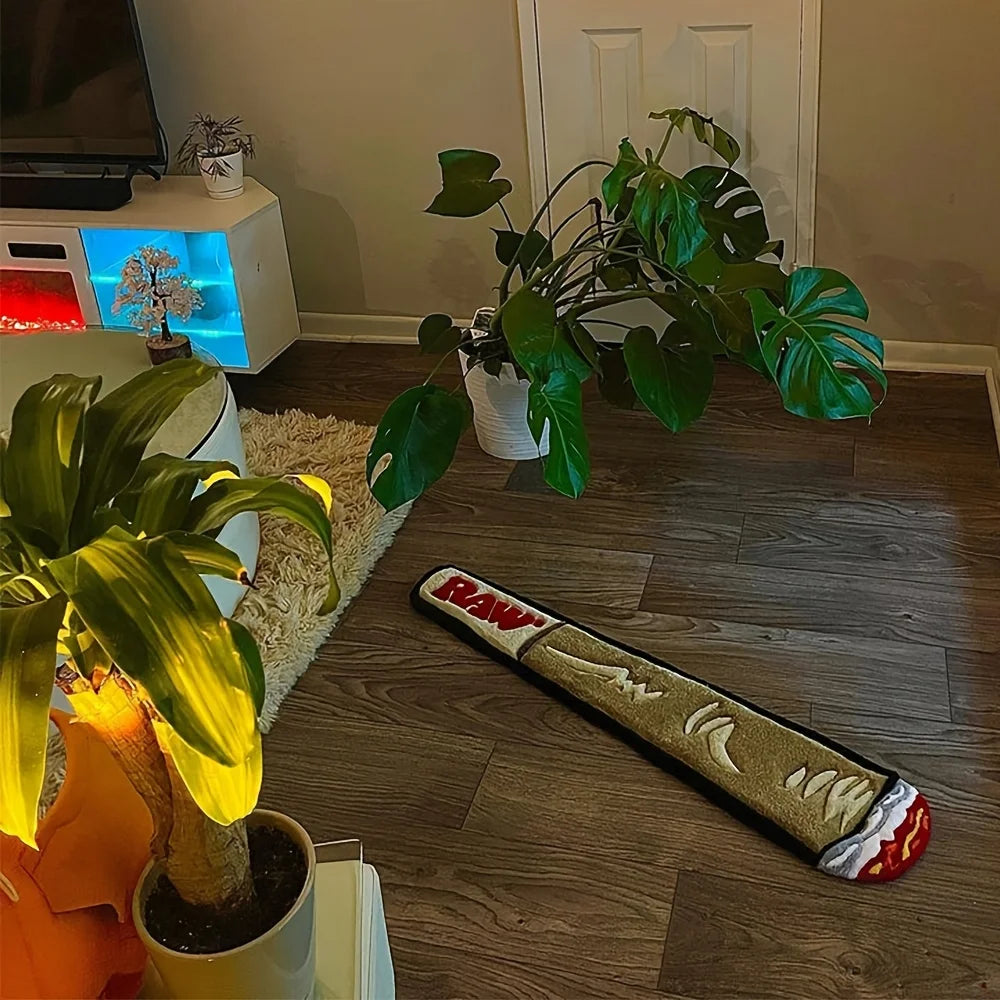 RAW Inspired Tufted Rug – Funny Roll Mat for Bedroom or Dorm