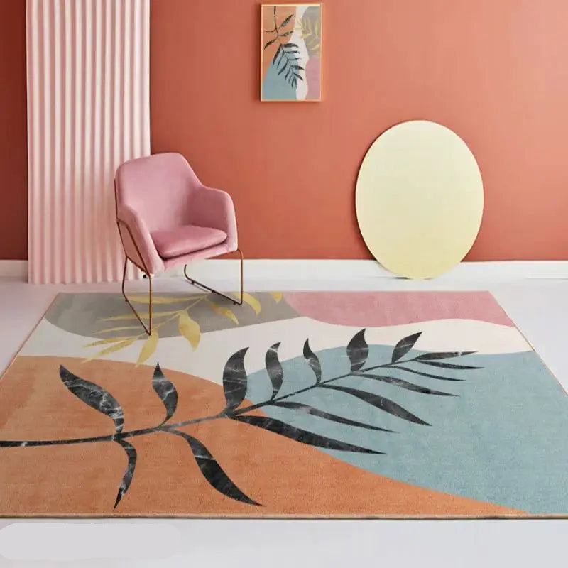 “Soft Horizon Study Collection” — Tufted Velvet Minimalist Rug from the Soren Hale Scandinavian Collection